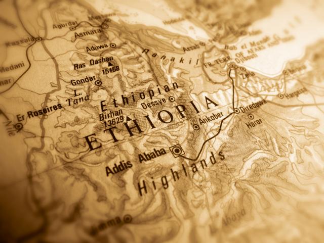 map of Ethiopia