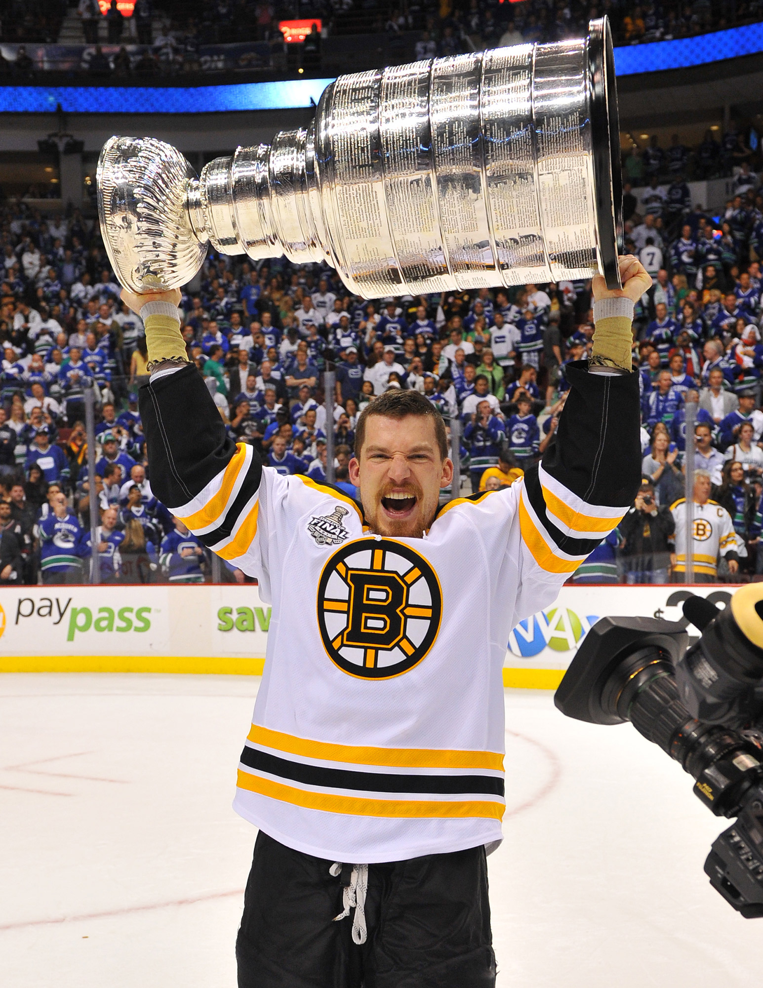 Andrew Ference won the Stanley Cup with the Boston Bruins.