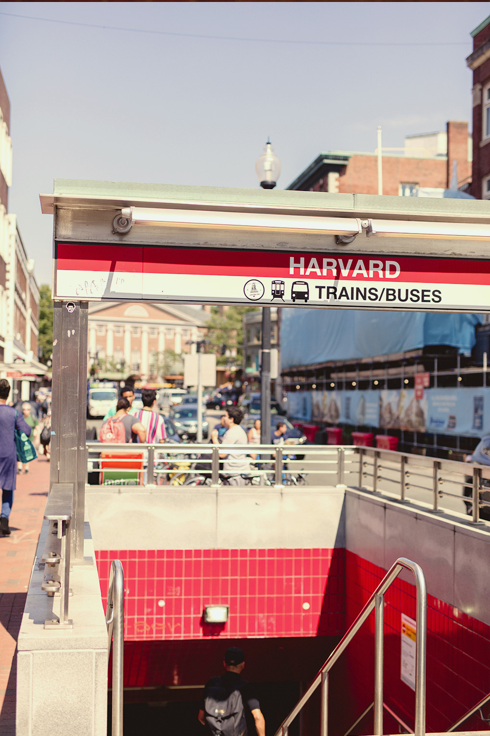 Harvard University MBTA train station