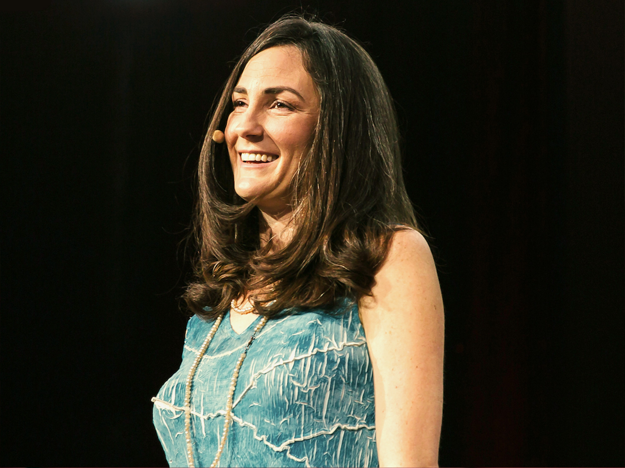 Elisabeth McKetta giving Ted Talk