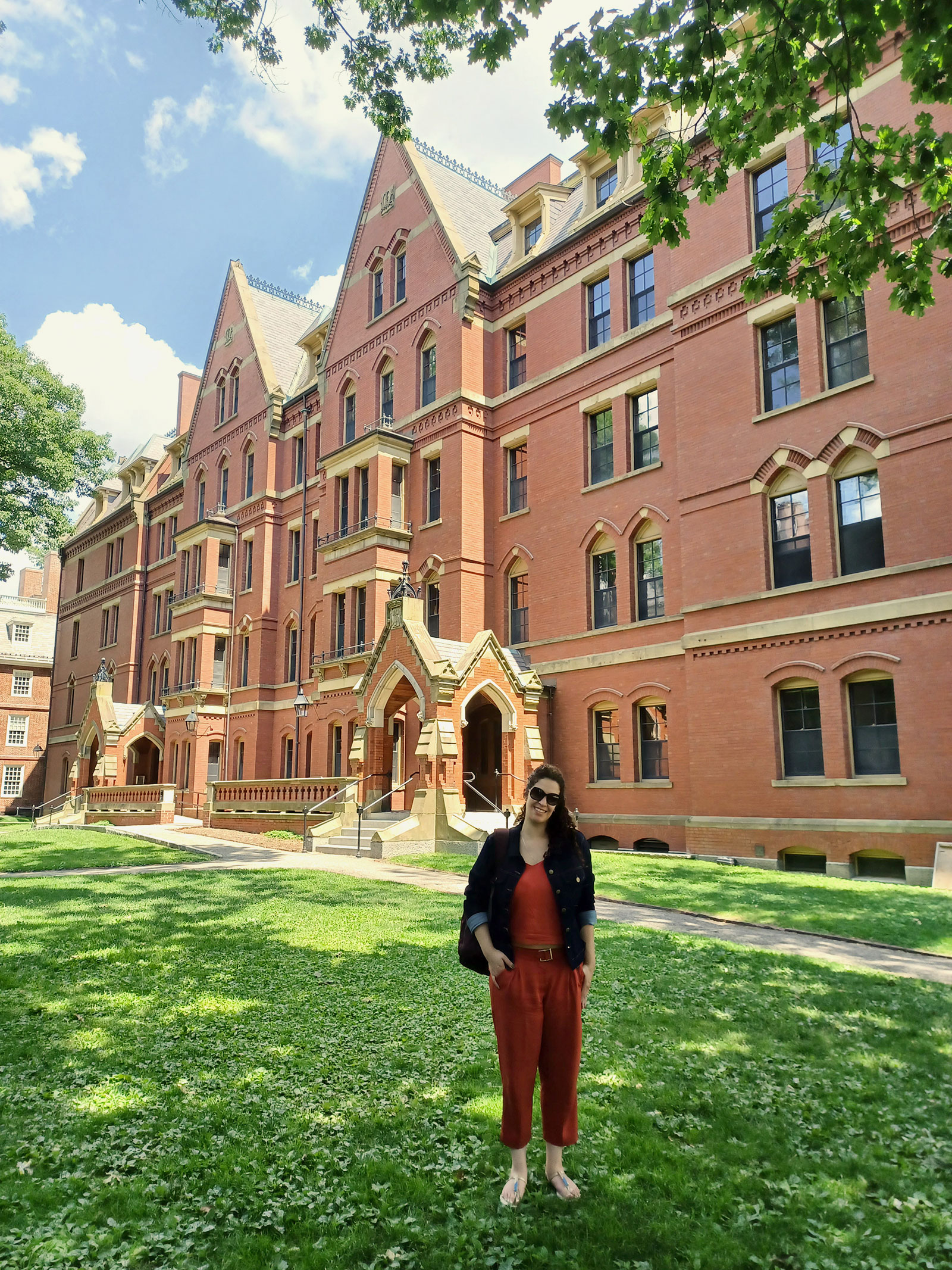 Julia Antuerpem on campus.