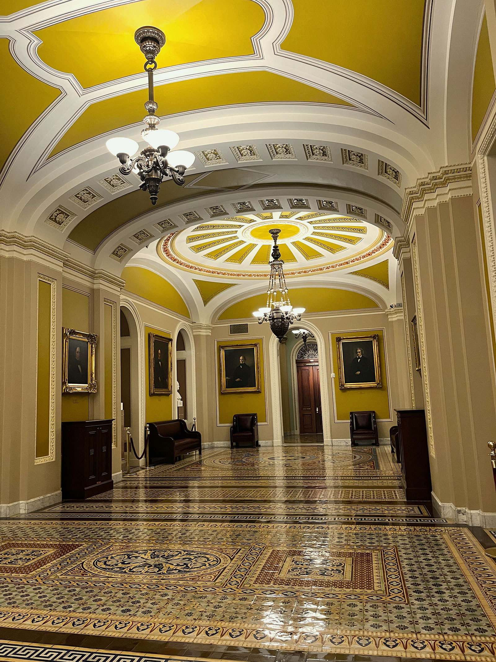 capitol hallway.