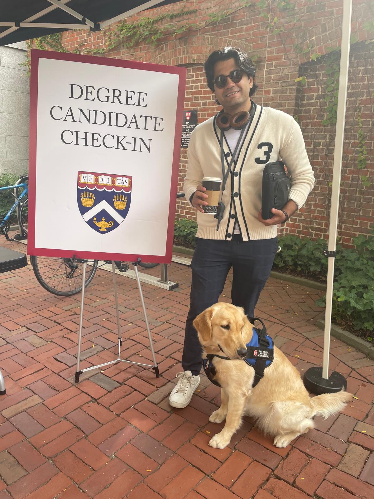 Adolfo at Harvard Extension School