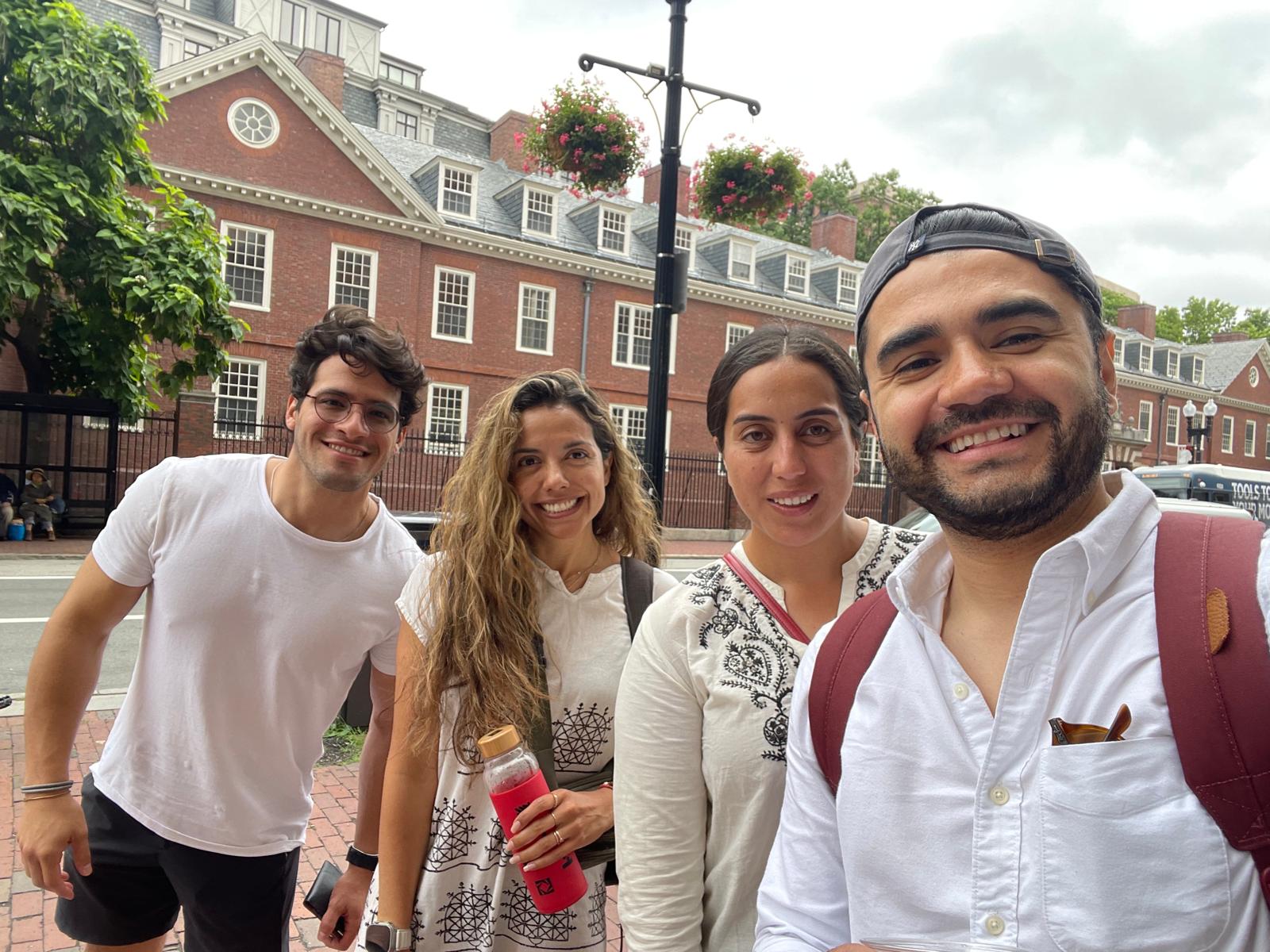 Adolfo with classmates