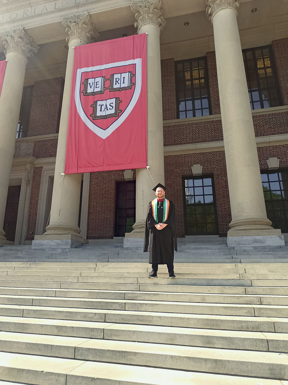 Sean O'Brien at commencement.