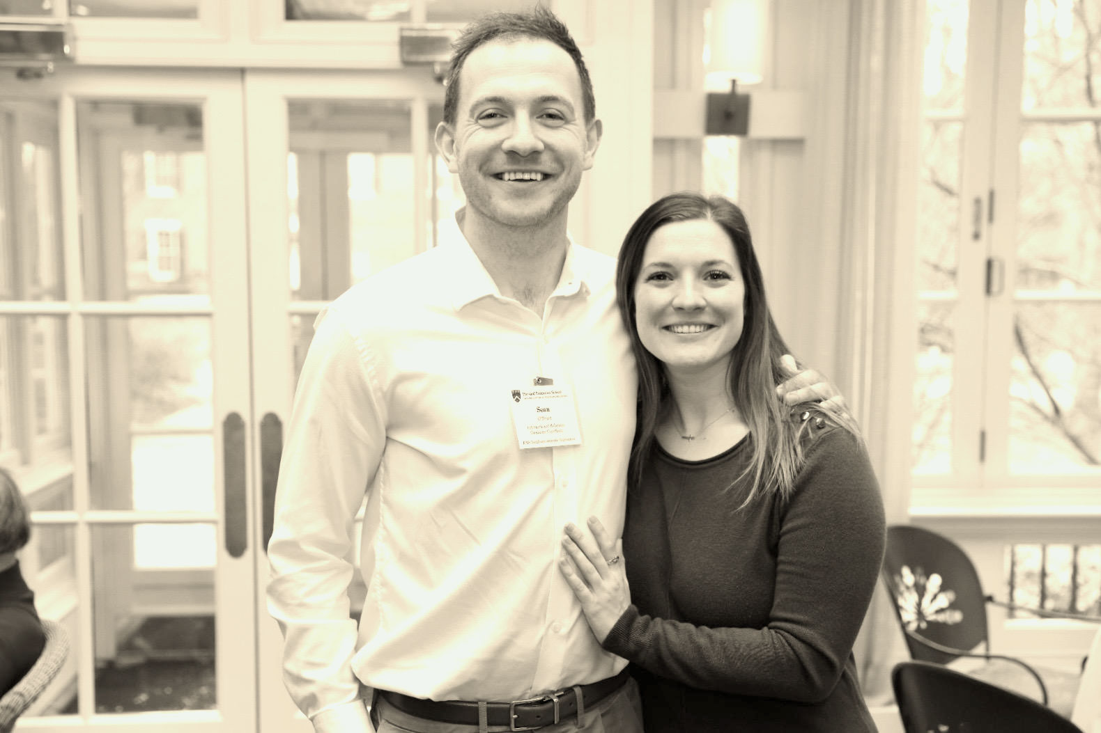 Sean O'Brien at commencement with family.