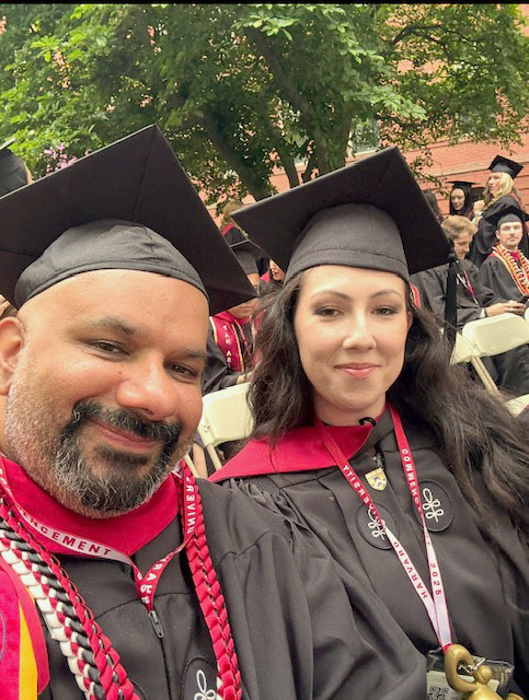 Harvard Extension School students at Harvard graduation.
