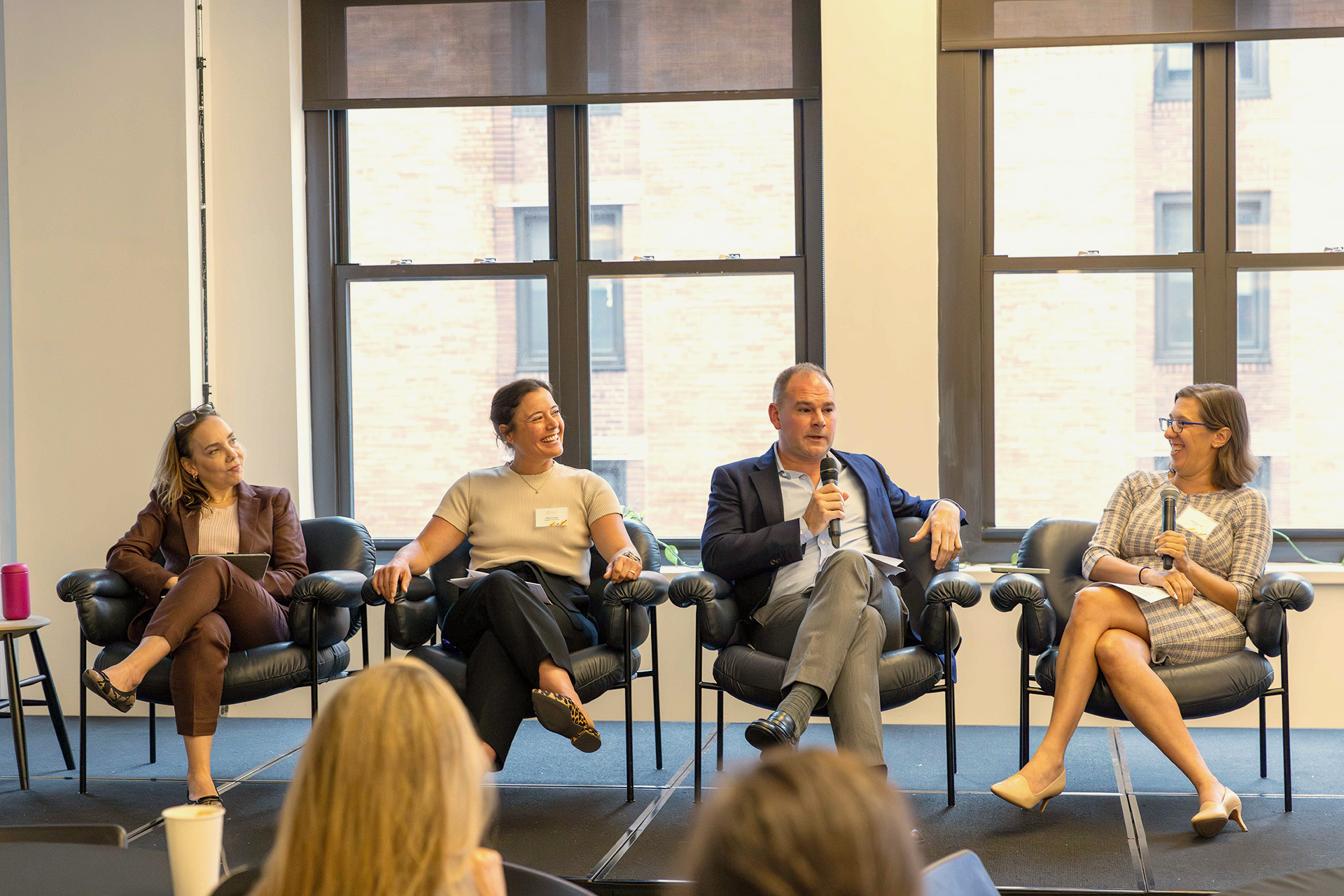 Professional panel of four speakers.