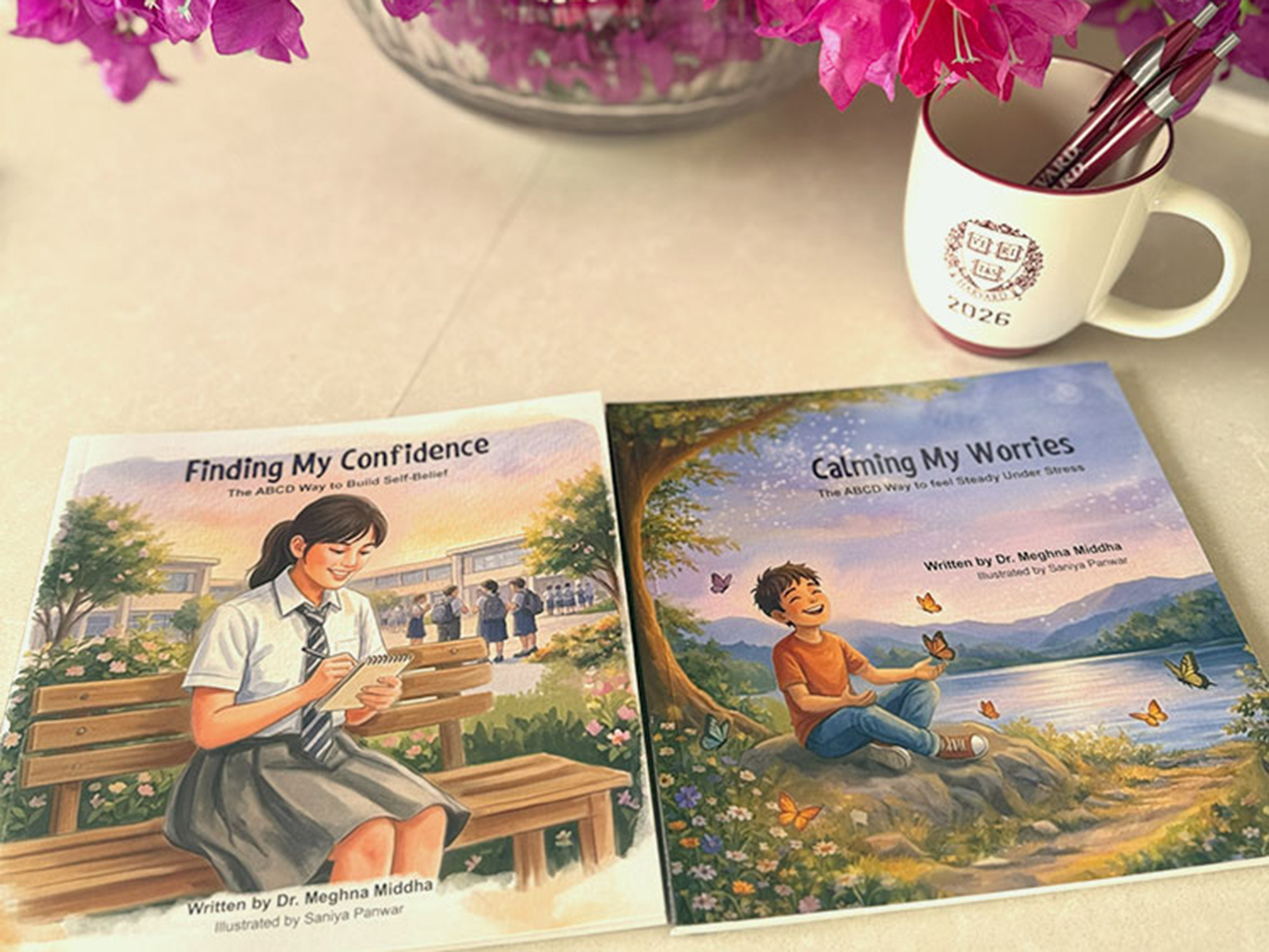Two books authored by Dr. Meghna Middha.